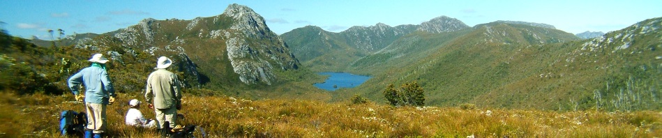 Looking down to Lake Curley
